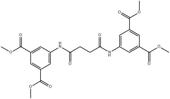 tetramethyl 5,5'-[(1,4-dioxo-1,4-butanediyl)diimino]bisisophthalate Structure