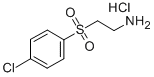 2-(4-CHLOROBENZENESULFONYL)-ETHYLAMINE HYDROCHLORIDE Structure