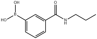 3-(N-PROPYLAMINOCARBONYL)PHENYLBORONIC ACID Structure