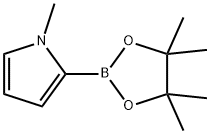 N-METHYLPYRROLE-2-BORONIC ACID, PINACOL ESTER Structure