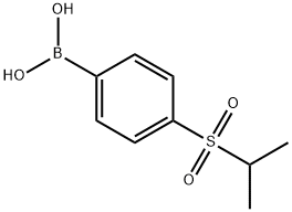 4-(ISOPROPYLSULFONYLPHENYL)BORONIC ACID Structure