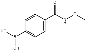 4-(O-METHYLHYDROXYLAMINOCARBONYL)PHENYLBORONIC ACID Structure