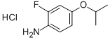 2-플루오로-4-이소프로폭시아닐린염산염 구조식 이미지