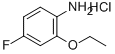 2-ETHOXY-4-FLUORO-페닐페닐아민하이드로클로라이드 구조식 이미지