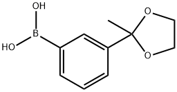 3-(2-METHYL-1,3-DIOXOLAN-2-YL)PHENYLBORONIC ACID Structure