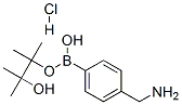 4-AMINOMETHYLPHENYLBORONIC ACID, PINACOL ESTER, HCL 구조식 이미지