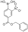 (4-BENZYLOXYCARBONYL-2-NITRO)BENZENEBORONIC ACID Structure