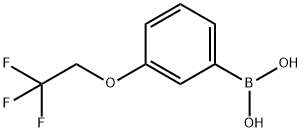 3-(2,2,2-TRIFLUOROETHOXY)PHENYLBORONIC ACID 구조식 이미지