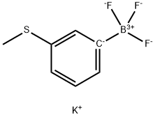 POTASSIUM (3-METHYLTHIOPHENYL)TRIFLUOROBORATE 구조식 이미지