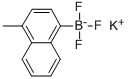 POTASSIUM (4-METHYL-1-NAPHTHALENE)TRIFLUOROBORATE Structure