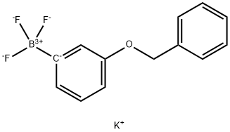 POTASSIUM (3-BENZYLOXYPHENYL)TRIFLUOROBORATE 구조식 이미지