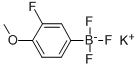 POTASSIUM (3-FLUORO-4-METHOXYPHENYL)TRIFLUOROBORATE Structure