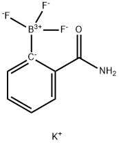 POTASSIUM (2-AMINOCARBONYLPHENYL)TRIFLUOROBORATE Structure