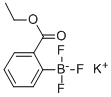 칼륨(2-에톡시카르보닐페닐)삼불화붕산염 구조식 이미지