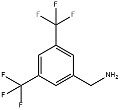 3,5-Bis(trifluoromethyl)benzylamine 구조식 이미지