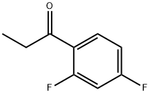 2',4'-Difluoropropiophenone  구조식 이미지