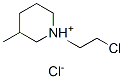 1-(2-클로로에틸)-3-메틸피페리디늄클로라이드 구조식 이미지
