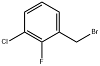 3-Chloro-2-fluorobenzyl bromide Structure