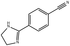 Benzonitrile,  4-(4,5-dihydro-1H-imidazol-2-yl)- Structure