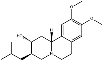 [2R-(2a,3b,11bb)]-1,3,4,6,7,11b-Hexahydro-9,10-dimethoxy-3-(2-methylpropyl)-2H-benzo[a]quinolizin-2-ol 구조식 이미지