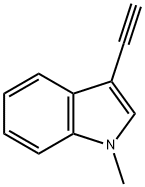 3-에티닐-1-메틸-1H-인돌 구조식 이미지