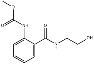 methyl [2-[[(2-hydroxyethyl)amino]carbonyl]phenyl]-carbamate Structure