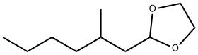 2-(2-methylhexyl)-1,3-dioxolane 구조식 이미지