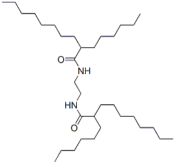 N,N'-1,2-ethanediylbis[2-hexyldecan-1-amide] Structure
