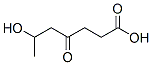 4-oxo-6-hydroxyheptanoic acid Structure