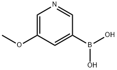 5-Methoxypyridine-3-boronic acid 구조식 이미지