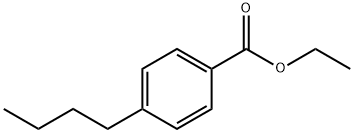 Benzoic acid, 4-butyl-, ethyl ester Structure