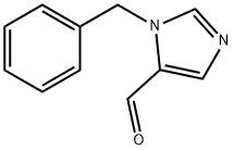 1-BENZYL-1H-IMIDAZOLE-5-CARBOXALDEHYDE 구조식 이미지