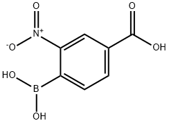4-CARBOXY-2-NITROPHENYLBORONIC ACID Structure