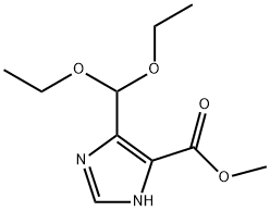 METHYL 5-DIETHOXYMETHYLIMIDAZOLE-4-CARBOXYLATE Structure