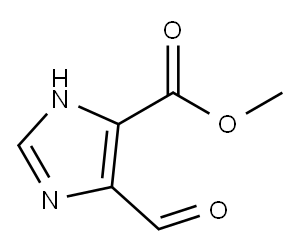 5-Formylimidazole-4-carboxylic acid methyl ester 구조식 이미지