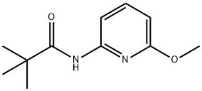 N-(6-METHOXY-PYRIDIN-2-YL)-2,2-DIMETHYLPROPIONAMIDE 구조식 이미지