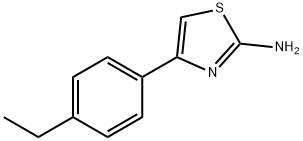 4-(4-ETHYL-PHENYL)-THIAZOL-2-YLAMINE Structure