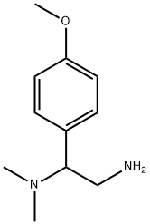 [2-AMINO-1-(4-METHOXYPHENYL)ETHYL]DIMETHYLAMINE Structure