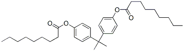 isopropylidenedi-p-phenylene dinonan-1-oate 구조식 이미지