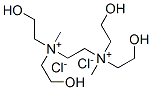 ethylenebis[bis(2-hydroxyethyl)methylammonium] dichloride 구조식 이미지