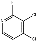 3,4-디클로로-2-플루오로피리딘 구조식 이미지