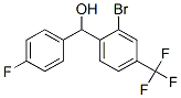 2-브로모-4'-플루오로-4-(트리플루오로메틸)벤즈히드릴알코올 구조식 이미지
