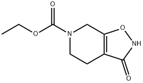 ethyl 3,4,5,7-tetrahydro-3-oxoisoxazolo[5,4-c]pyridine-6(2H)-carboxylate Structure