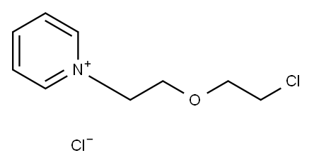 1-[2-(2-chloroethoxy)ethyl]pyridinium chloride 구조식 이미지