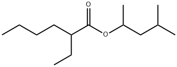 1,3-디메틸부틸2-에틸헥사노에이트 구조식 이미지