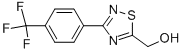 (3-[4-(TRIFLUOROMETHYL)PHENYL]-1,2,4-THIADIAZOL-5-YL)METHANOL Structure