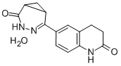 2-(1,2,3,4-Tetrahydroquinolin-2-on-6-yl)-3,4-diazabicyclo(4.1.0)hept-2 -en-5-one hydrate (4:1) Structure