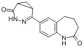 3,4-Diazabicyclo(4.1.0)hept-4-en-2-one, 5-(2,3,4,5-tetrahydro-2-oxo-1H -1-benzazepin-7-yl)- 구조식 이미지