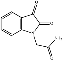 2-(2,3-dioxo-2,3-dihydro-1H-indol-1-yl)acetamide 구조식 이미지