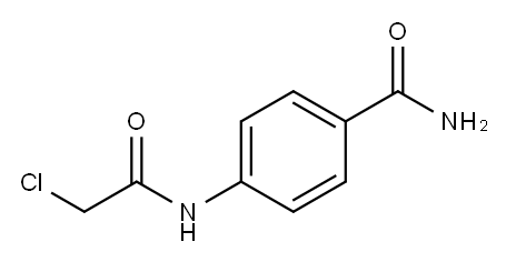 4-(2-Chloro-acetylamino)-benzamide Structure
